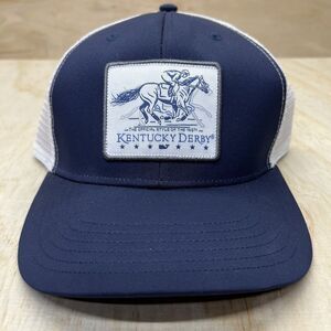 NEW Adjustable Kentucky Derby Vineyard Vines Galloping Horse Trucker Mesh Cap